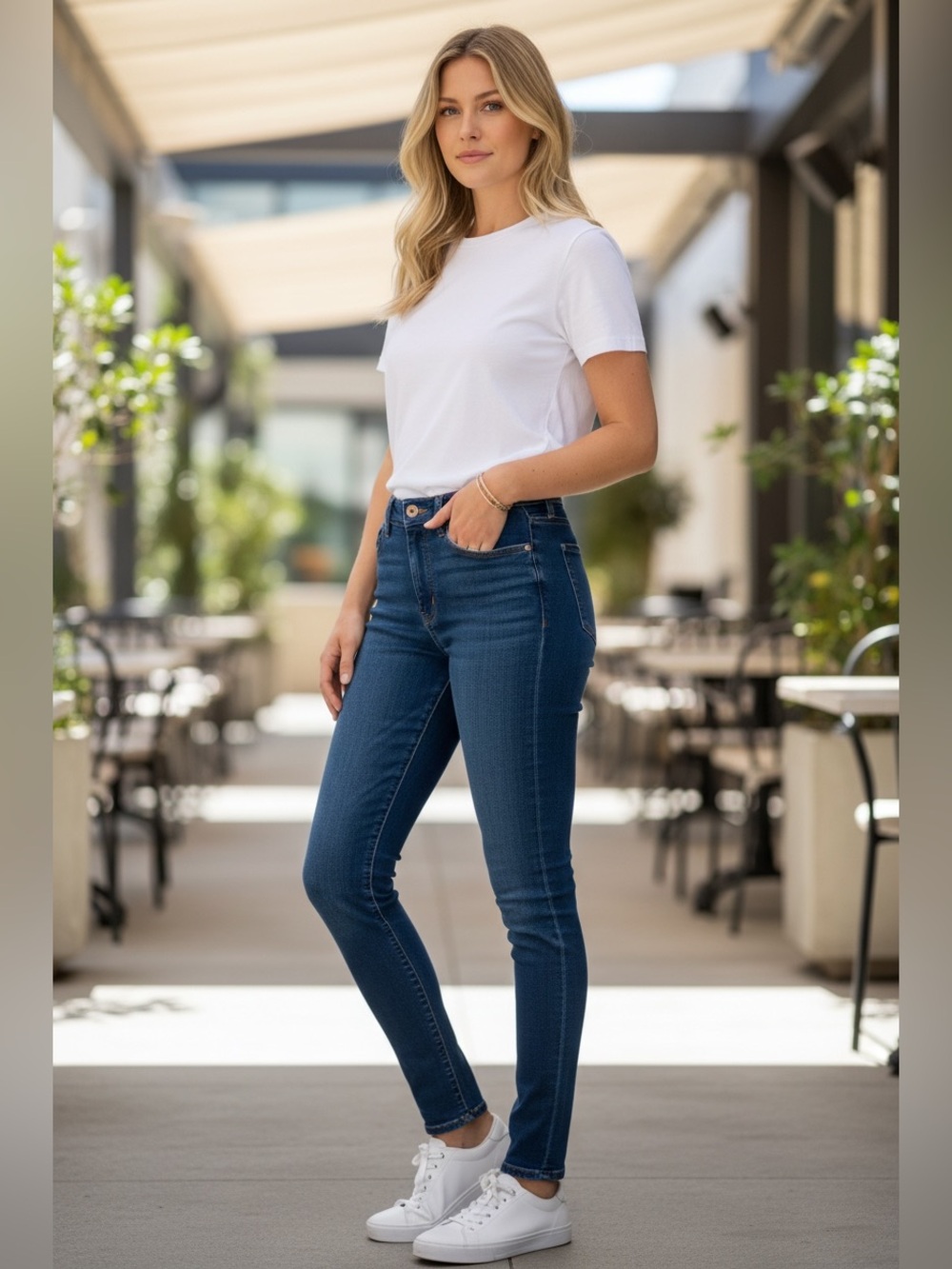 NWT Madewell The Curvy Perfect Vintage Jean in Larkspur size 23